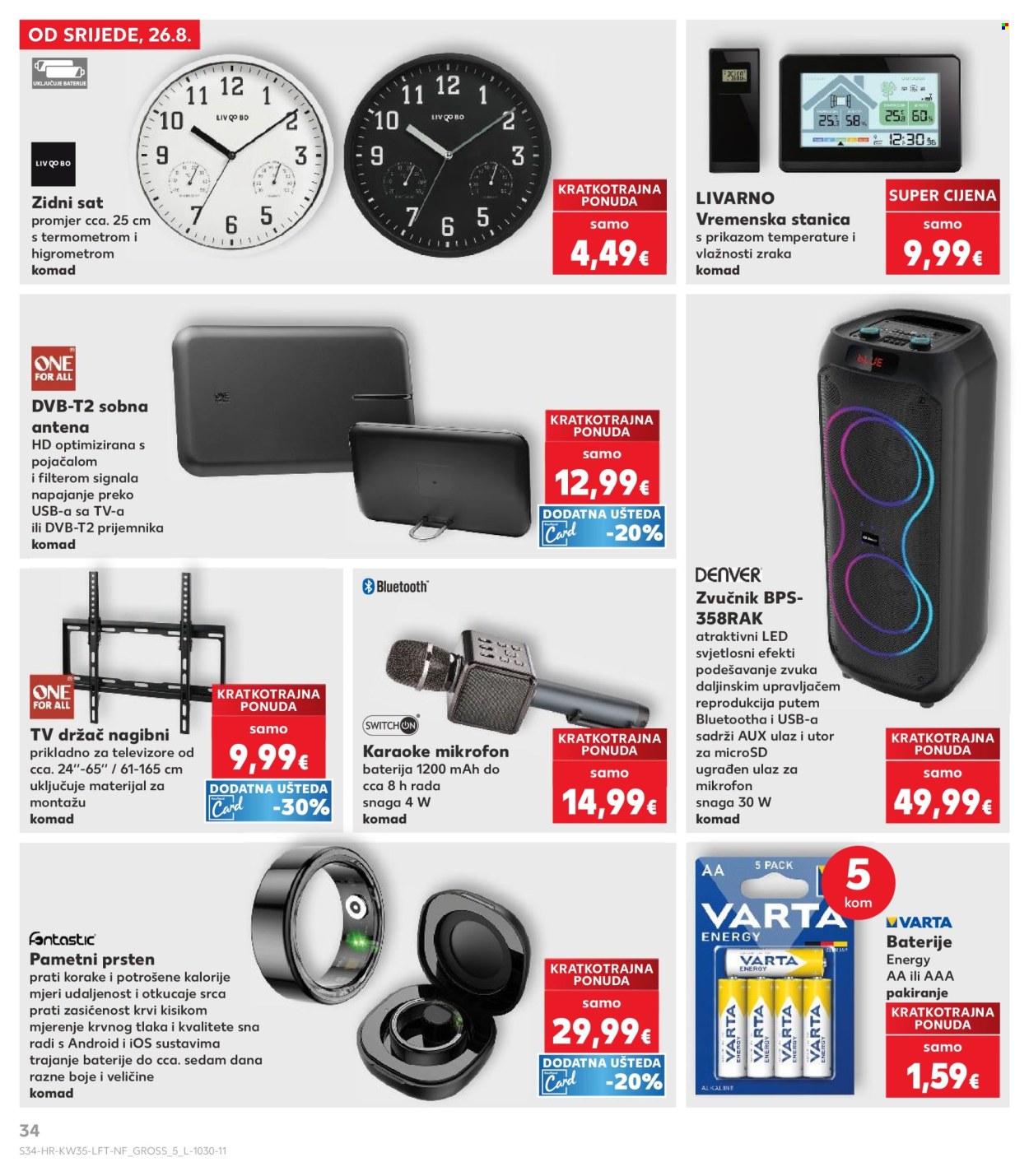 Kaufland katalog - 26.08.2026. - 01.09.2026. Stranica 34