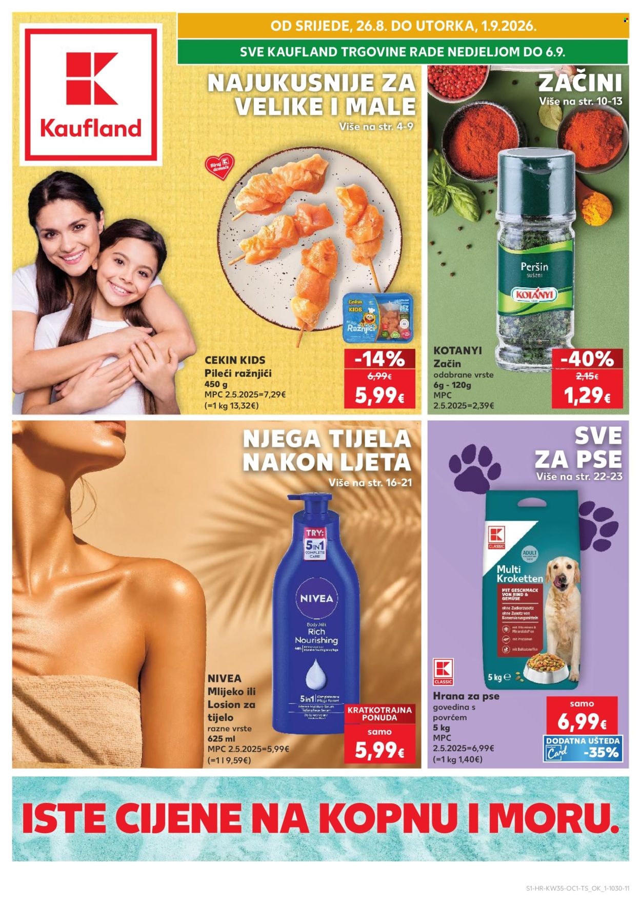 Kaufland katalog - 26.08.2026. - 01.09.2026. Stranica 1
