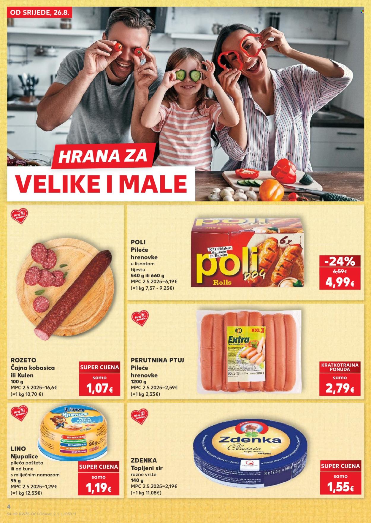 Kaufland katalog - 26.08.2026. - 01.09.2026. Stranica 4