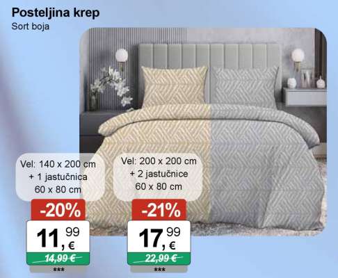Posteljina krep