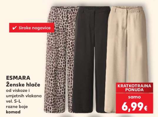 ESMARA Zenske hlače