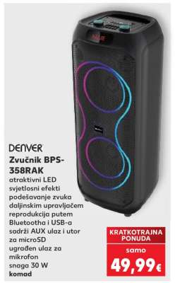 DENVER Zvučnik BPS-358RAK