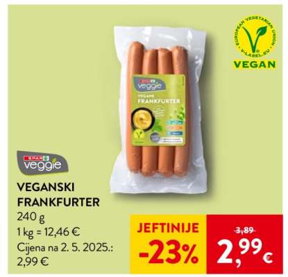 VEGANSKI FRANKFURTER