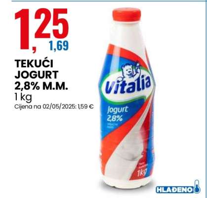 Tekući jogurt 2,8% m.m.