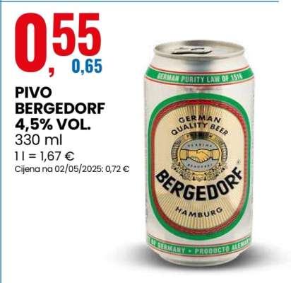 PIVO BERGEDORF 4,5% VOL.