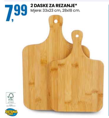 2 DASKE ZA REZANJE
