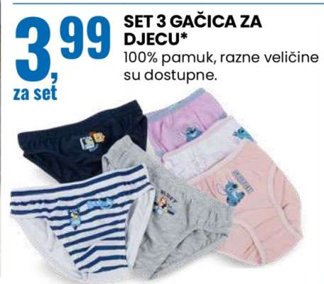 SET 3 GAĆICA ZA DJECU