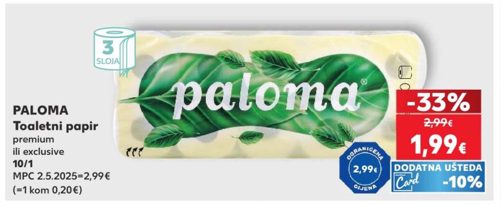 PALOMA Toaletni papir