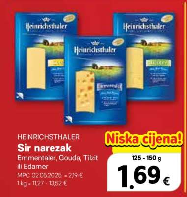 HEINRICHTHALER Sir narezak