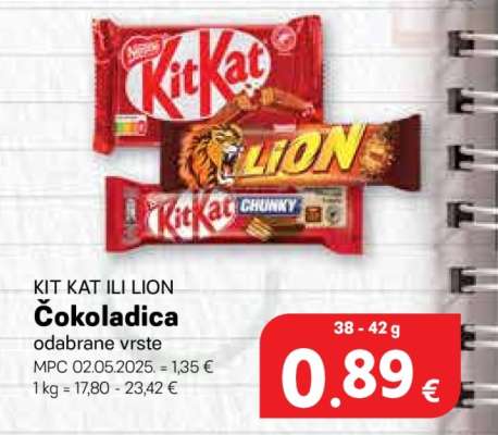 KIT KAT ili LION