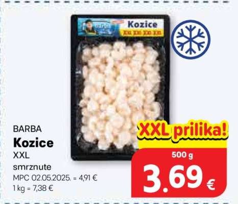 BARBA Kozice XXL