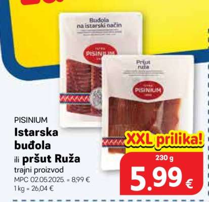 PISINIUM Istarska budola ili pršut Ruža