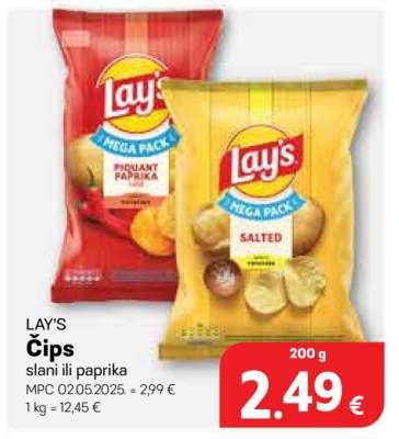 LAY’S ČIPS