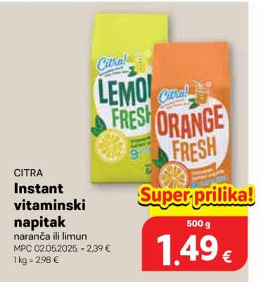 CITRA Instant vitaminski napitak
