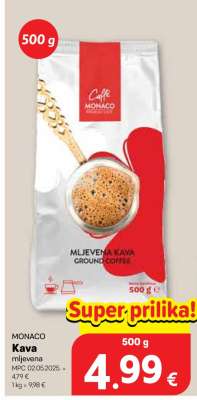 MONACO Kava mljevena
