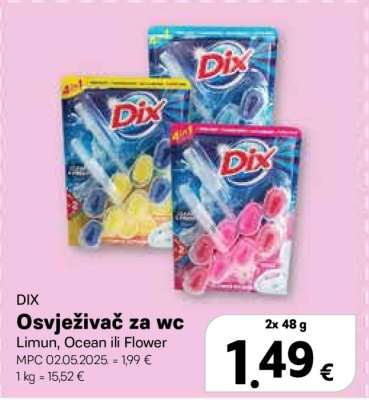 DIX Osvježivač za wc