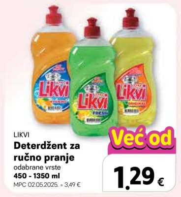 Deterdžent za ručno pranje