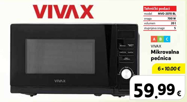 VIVAX Mikovalna pećnica