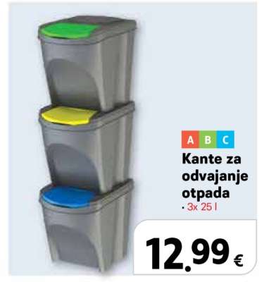 Kante za odvajanje otpada
