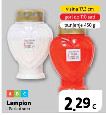 Lampion Paxlui Srce