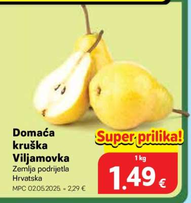 Domaća kruška Viljamovka