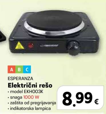 ESPERANZA Električni rešo