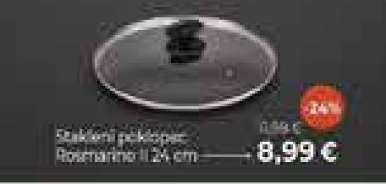 Stakleni poklopac Rosmarino 24 cm