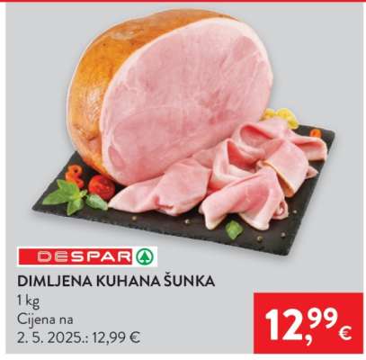 DIMLJENA KUHANA ŠUNKA
