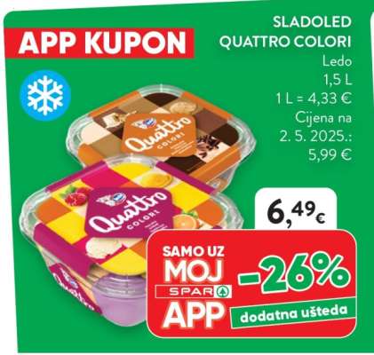 Sladoled Quattro Colori