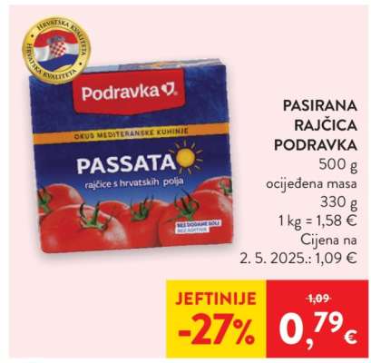 Pasirana rajčica Podravka
