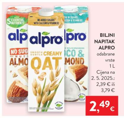 Biljni napitak Alpro