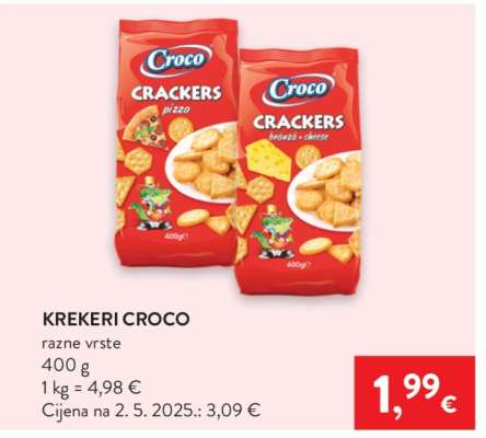 Krekeri Croco