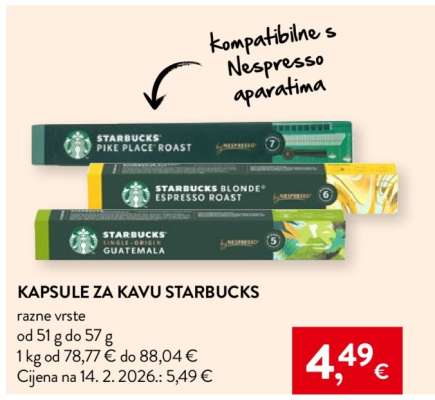 Kapsule za kavu Starbucks
