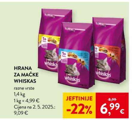 Hrana za mačke Whiskas