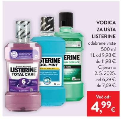 VODICA ZA USTA LISTERINE