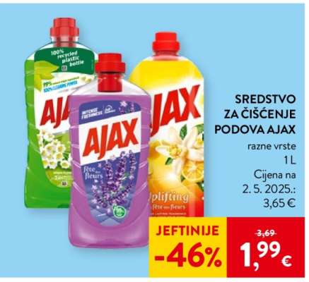SREDSTVO ZA ČIŠĆENJE PODOVA AJAX
