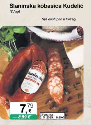 Slaninska kobasica Kudelić