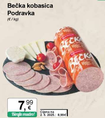 Bečka kobasica Podravka