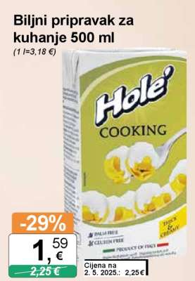 Biljni pripravak za kuhanje 500 ml