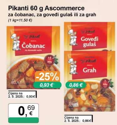 Pikanti 60 g Ascommerce