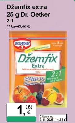 Džemfix extra 25 g Dr. Oetker