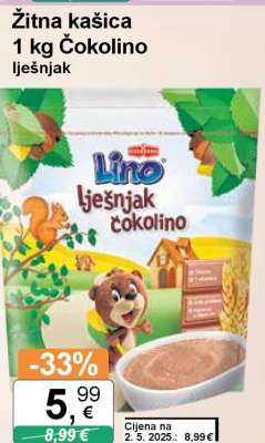 Žitna kašica 1 kg Čokolino