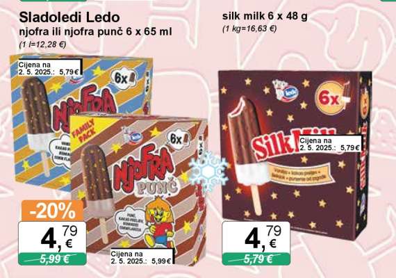 silk milk 6 x 48 g