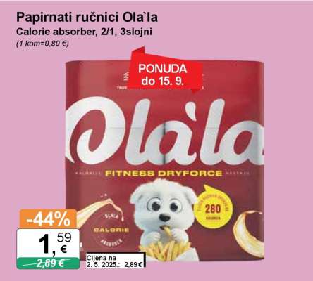 Papirnati ručnici Ola’la