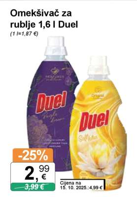 Omekšivač za rublje 1,6 l Duel