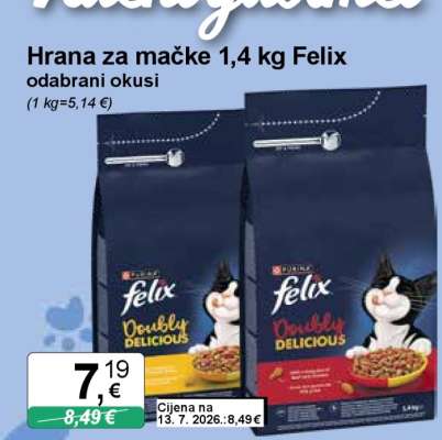 Hrana za mačke 1,4 kg Felix