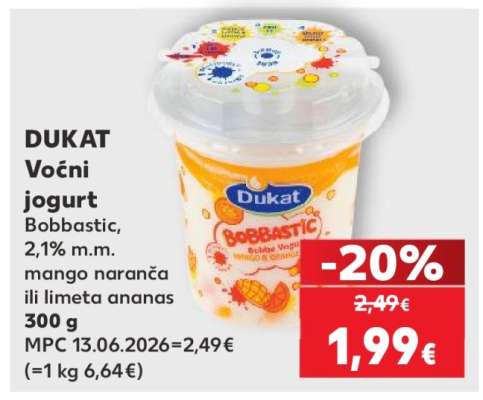 DUKAT Voćni jogurt