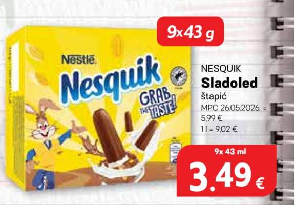 NESQUIK Sladoled štapić