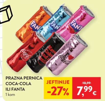 PRAZNA PERNICA COCA-COLA ILI FANTA