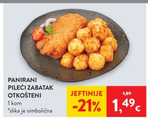 PANIRANI PILEĆI ZABATAK OTKOŠTENI